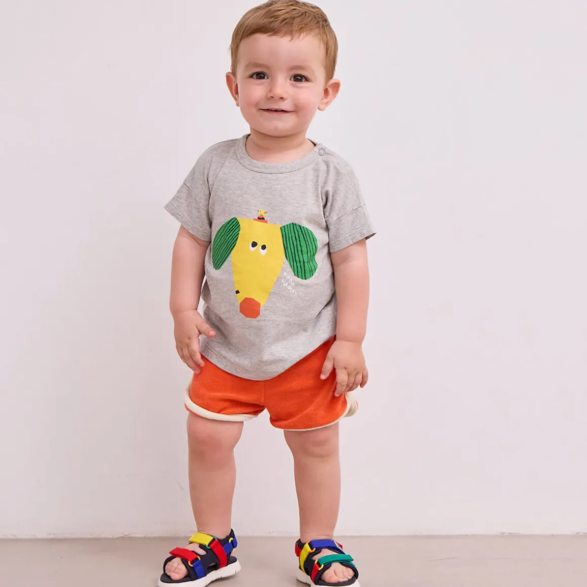 Happy Dog Baby T-Shirt by Bobo Choses