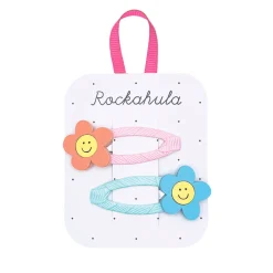 Happy Flower Hair Clips by Rockahula