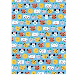 Happy Friends Gift Wrap by Susie Hammer for Wrap