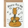 Happy Purr-Day Embossed Greetings Card by Molly Fairhurst for Wrap