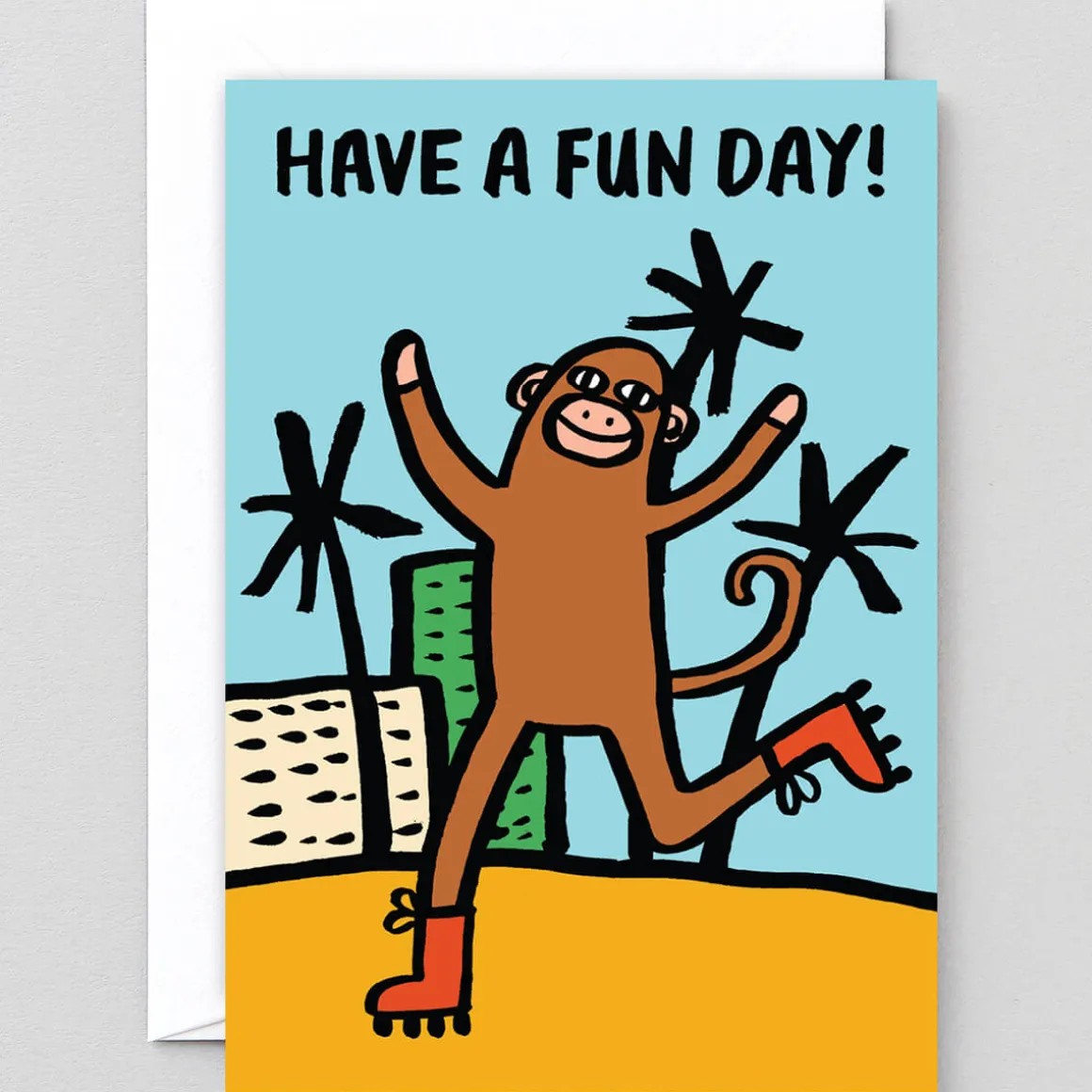 Have A Fun Day Greetings Card by Alice Bowsher for Wrap