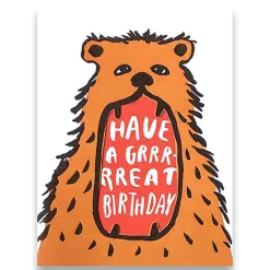 Have A Great Birthday Greetings Card by Egg Press for 1973