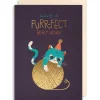 Have A Purr-fect Birthday Greetings Card by Lydia Nichols for Lagom Design