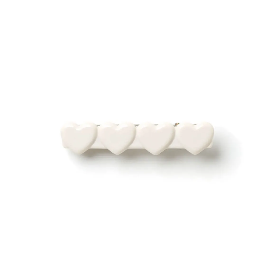 Heart Hair Clip in Cloud by Wunderkin Co