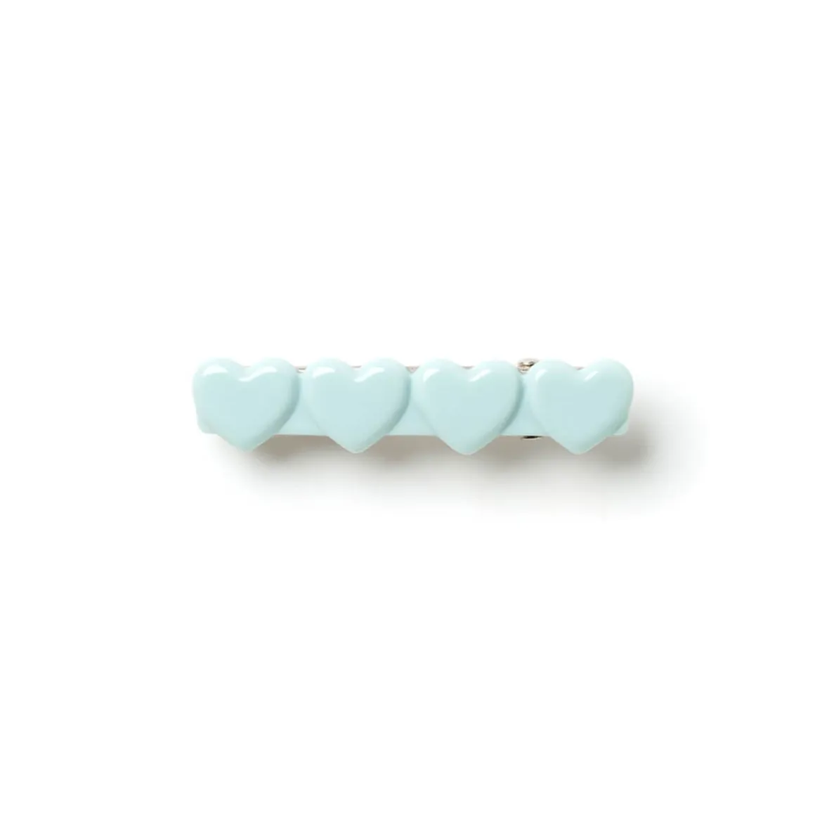 Heart Hair Clip in Glacier by Wunderkin Co
