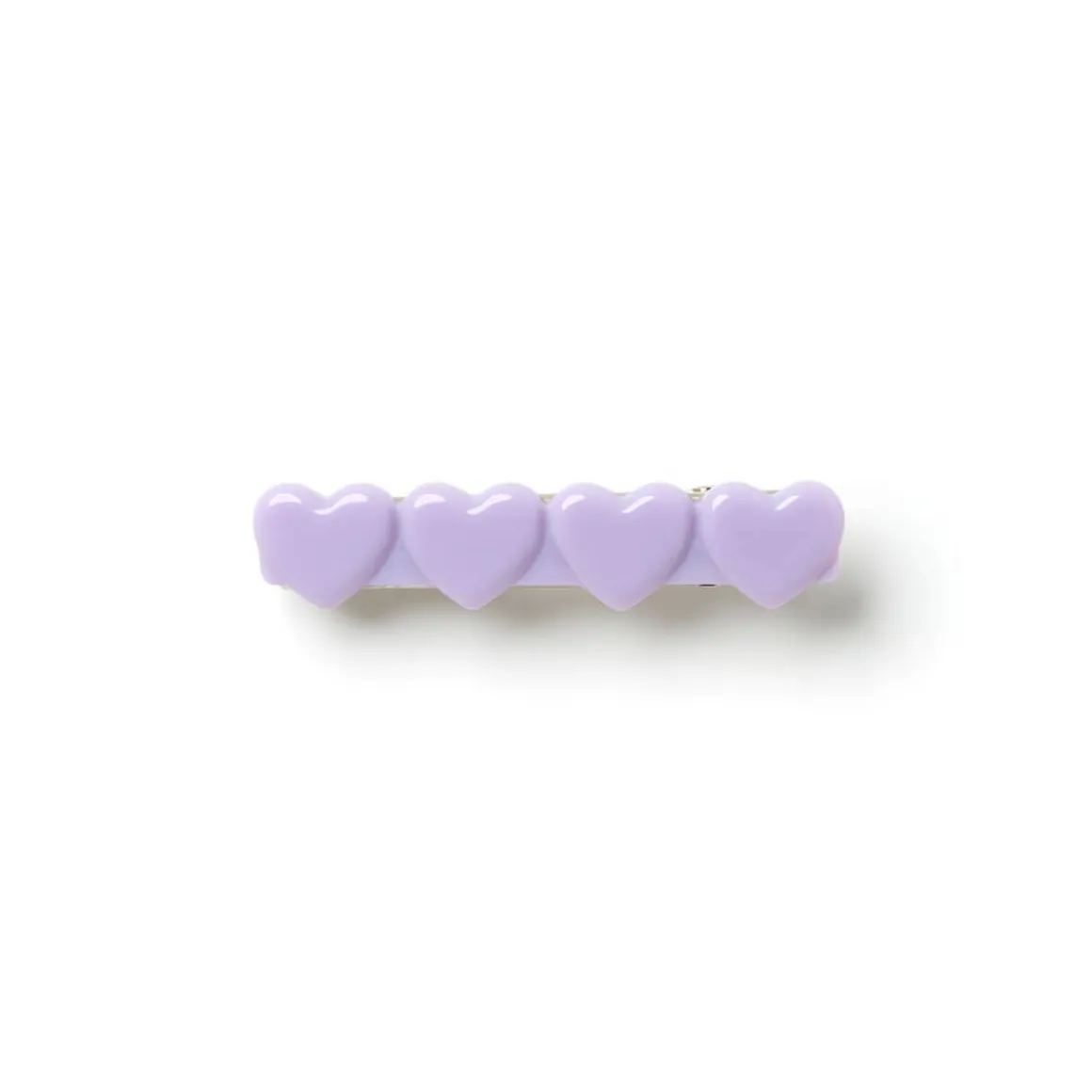 Heart Hair Clip in Taffy by Wunderkin Co