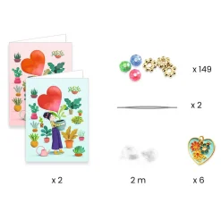 Heart 2 Heart You And Me Twin Bracelets Craft Kit by Djeco