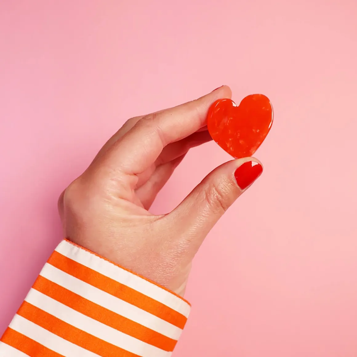 Heart Mini Hair Claw by Coucou Suzette