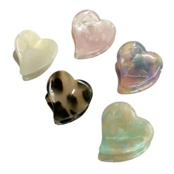 Heart Mini Hair Claw (2.5cm) in Various Colours by Hello Sakura