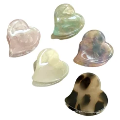 Heart Mini Hair Claw (2.5cm) in Various Colours by Hello Sakura