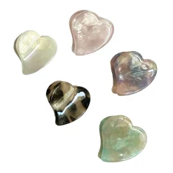 Heart Mini Hair Claw (2.5cm) in Various Colours by Hello Sakura