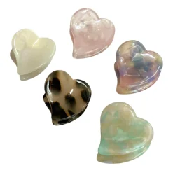 Heart Mini Hair Claw (2.5cm) in Various Colours by Hello Sakura