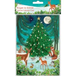 Heart Of The Forest Advent Calendar Greetings Card By Roger La Borde
