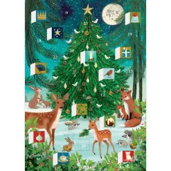 Heart Of The Forest Advent Calendar Greetings Card By Roger La Borde