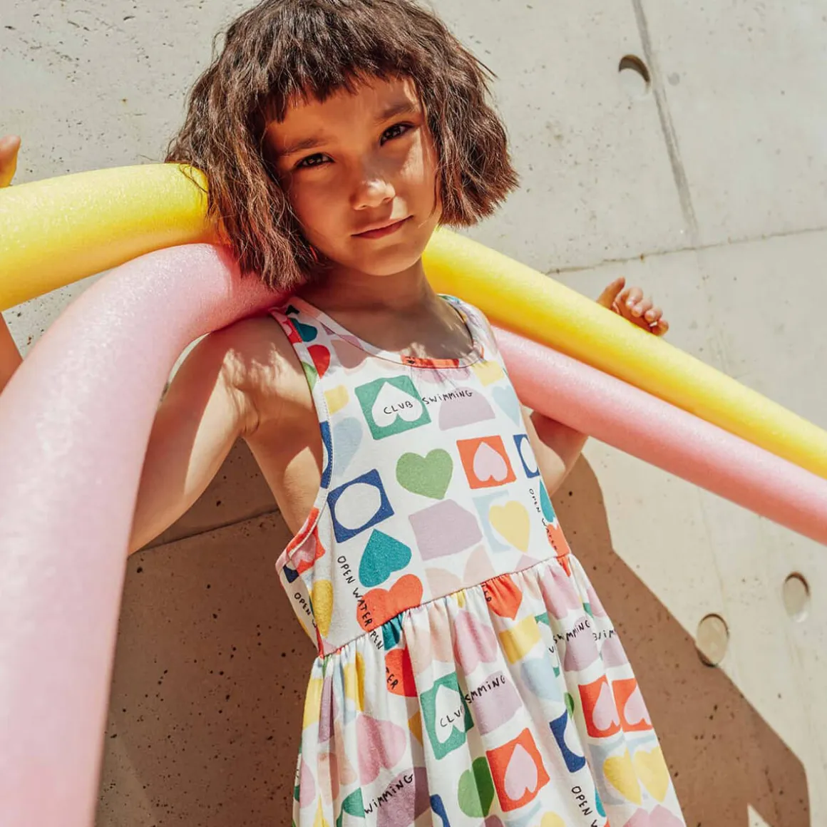Hearts Iggy Dress by Beau Loves - Last One In Stock - 8-9 Years