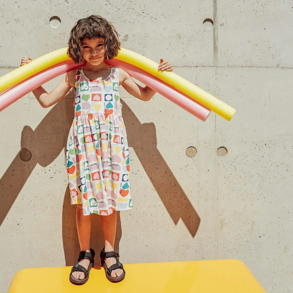 Hearts Iggy Dress by Beau Loves - Last One In Stock - 8-9 Years