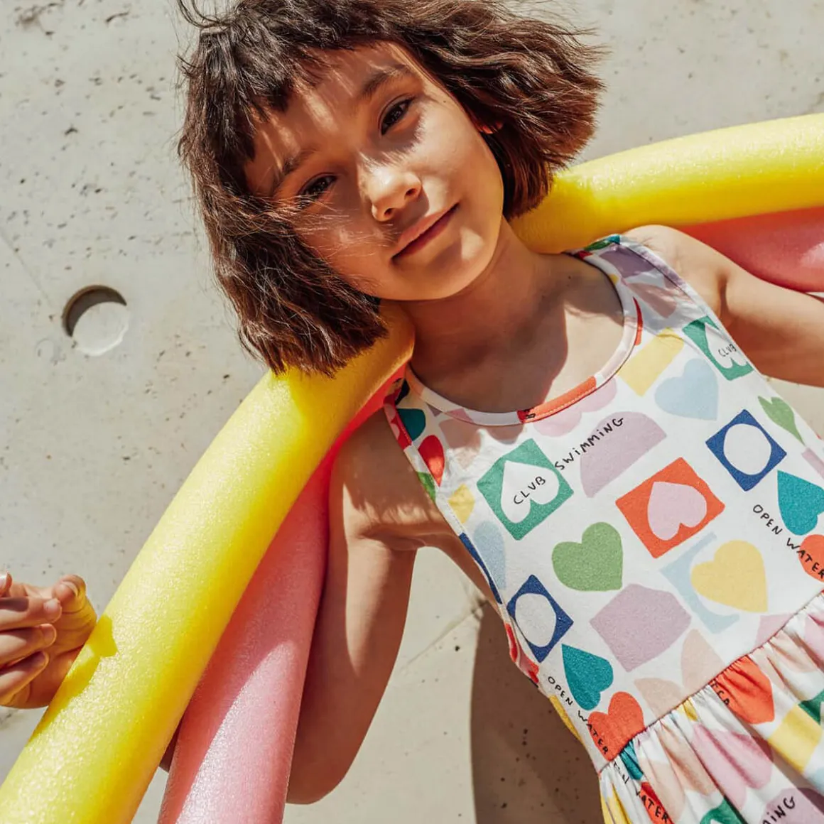 Hearts Iggy Dress by Beau Loves - Last One In Stock - 8-9 Years