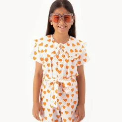 Hearts Jumpsuit by Tinycottons - Last Ones In Stock - 4-6 Years