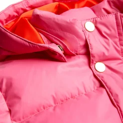 Heavy Hooded Puffer Jacket in Pink by Mini Rodini