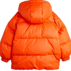 Heavy Hooded Puffer Jacket in Red by Mini Rodini