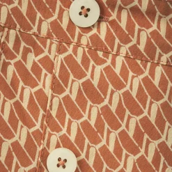 Hedera Skirt in Apricot Geo Print by Caramel - Last One In Stock - 10 Years