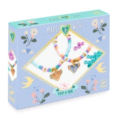 Heishi Hearts You And Me Twin Bracelets Craft Kit by Djeco