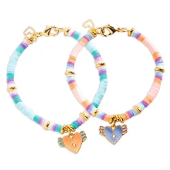 Heishi Hearts You And Me Twin Bracelets Craft Kit by Djeco