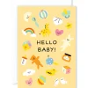 Hello Baby Greetings Card by Holly St Clair for Wrap
