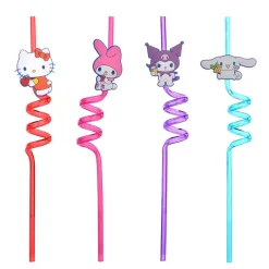 Hello Kitty And Friends Reusable Drinking Straws by Take Care