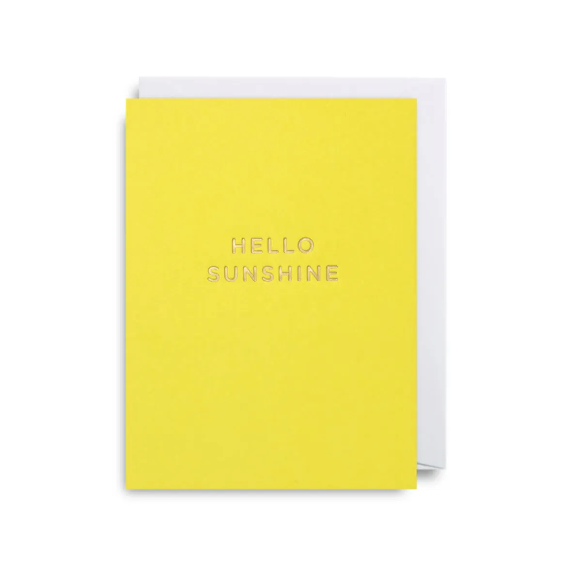 Hello Sunshine Mini Greetings Card by Cherished for Lagom Design