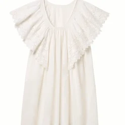 Hibiscus Dress in Vintage White by Faune