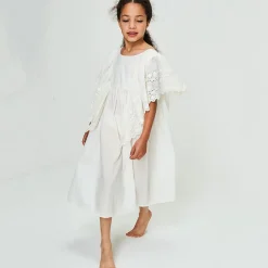 Hibiscus Dress in Vintage White by Faune