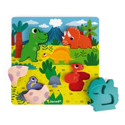 Hide and Seek Dino Puzzle by Janod