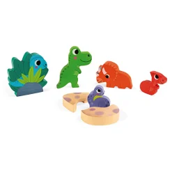 Hide and Seek Dino Puzzle by Janod