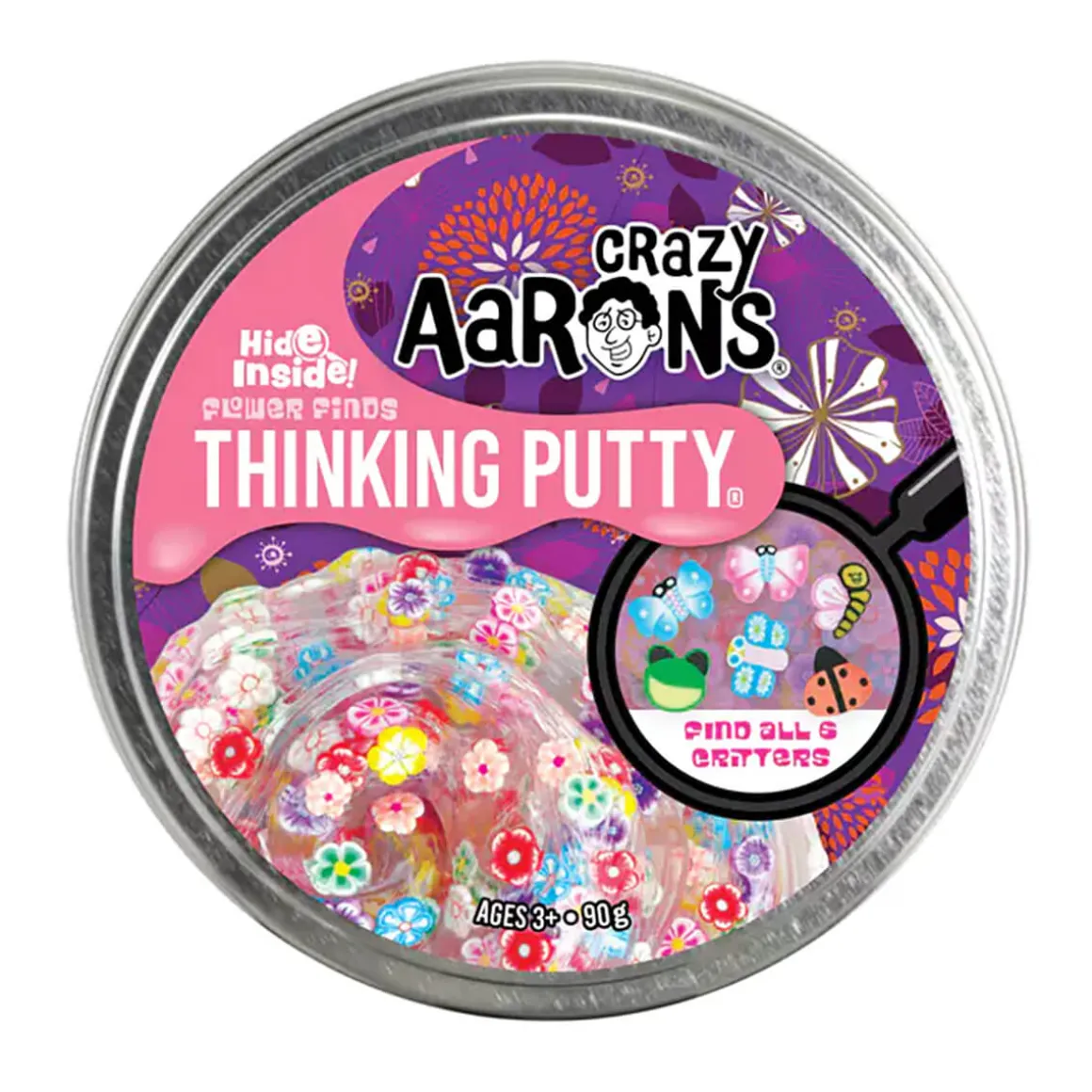 Hide Inside Flower Finds Thinking Putty by Crazy Aarons