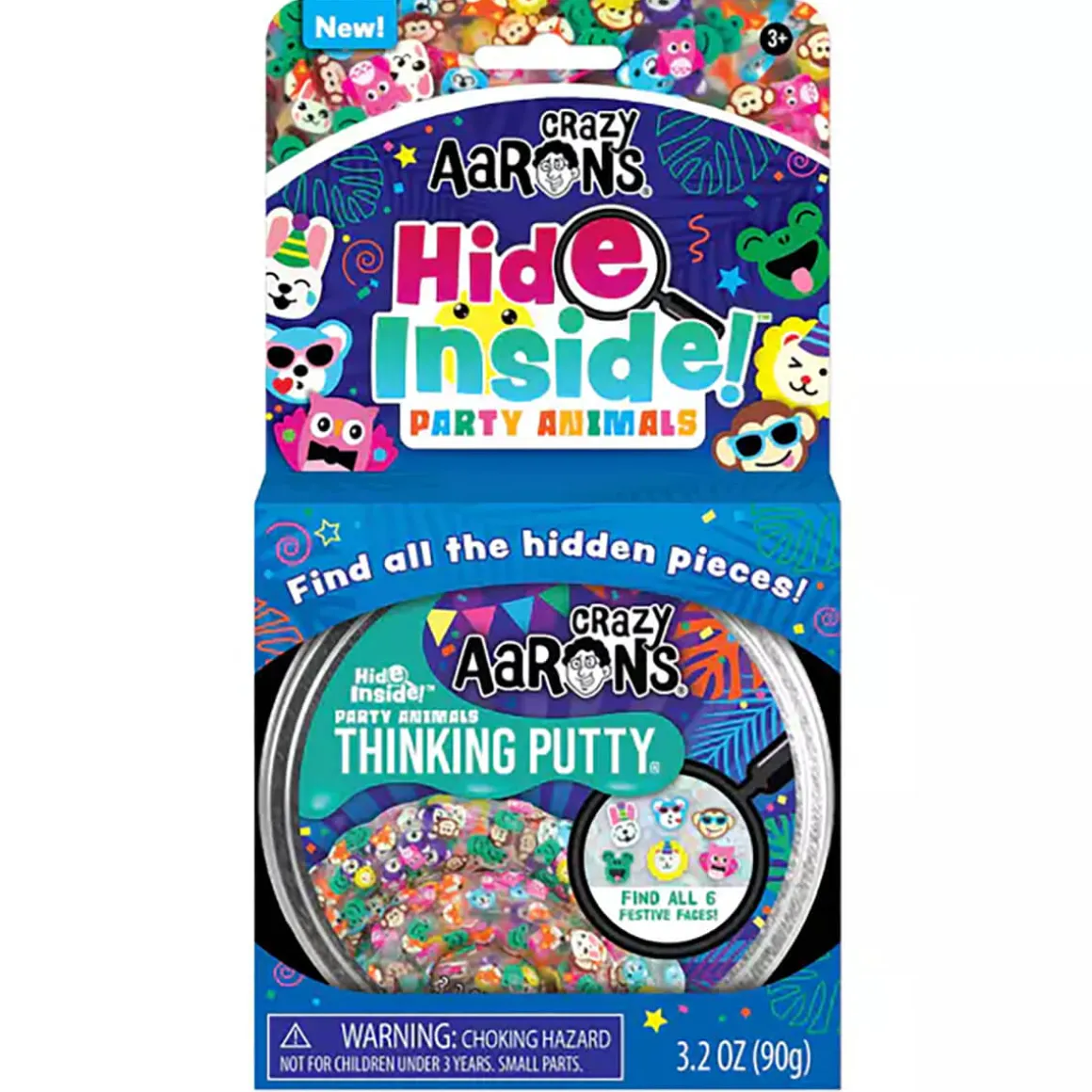 Hide Inside Party Animals Thinking Putty by Crazy Aarons