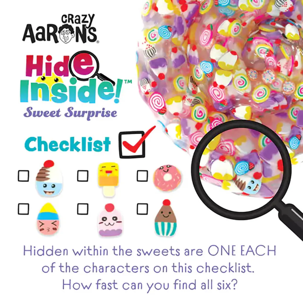 Hide Inside Sweet Surprise Thinking Putty by Crazy Aarons