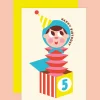 High Five Greetings Card by The Design Dealership