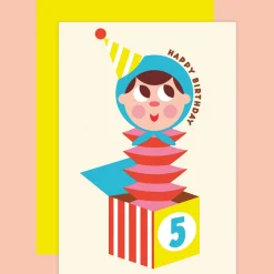 High Five Greetings Card by The Design Dealership