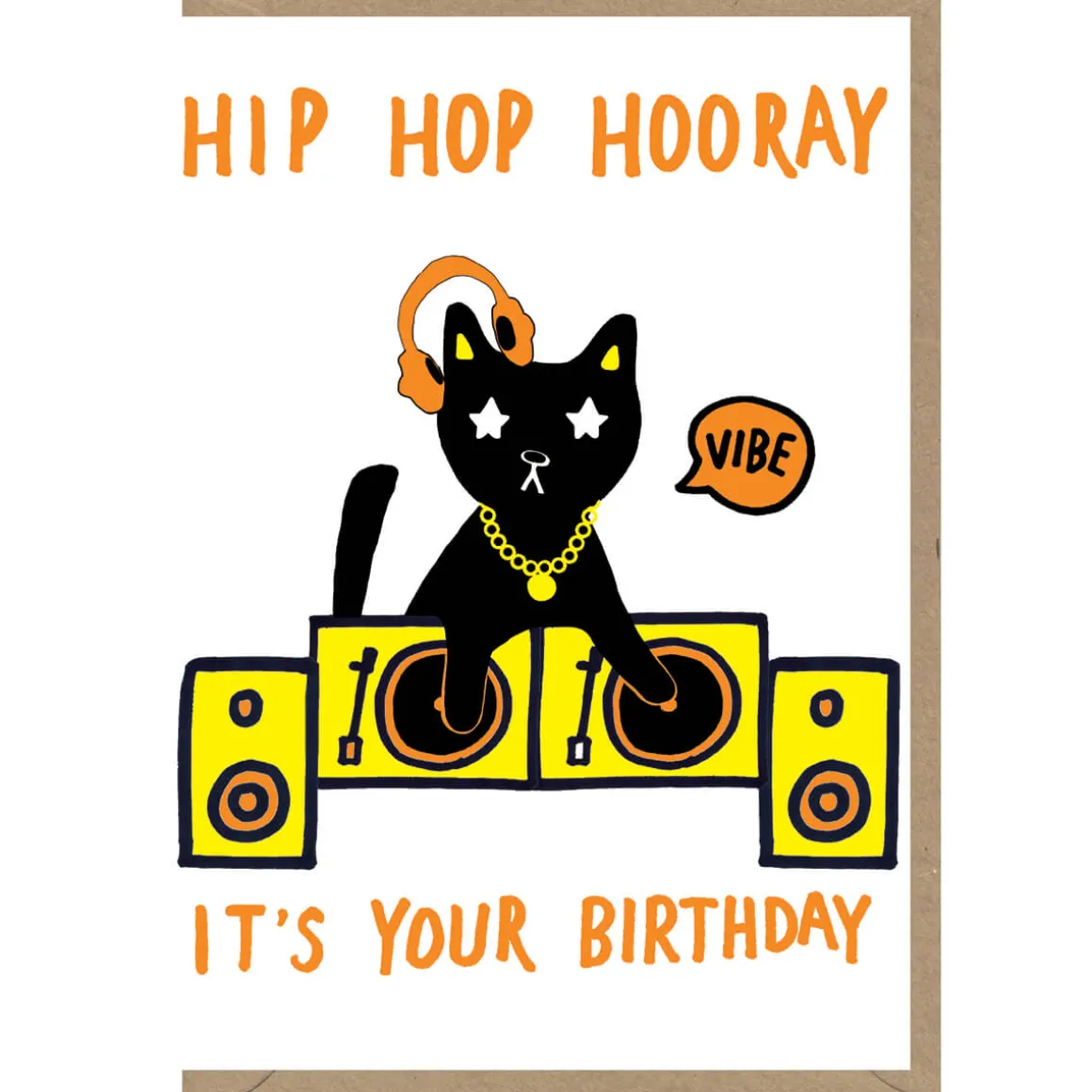 Hip Hop Hooray Birthday Greetings Card by Dominic Early for Earlybird Designs