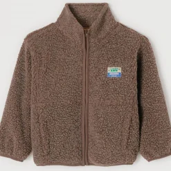 Hoktown Kid's Fleece Jacket in Melange Candied Chestnut by American Vintage