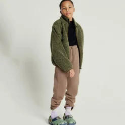 Hoktown Kid's Fleece Jacket in Melange Varan by American Vintage