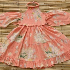 Holiday Dress in Marguerite Flowers by Bonjour