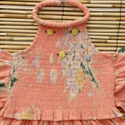 Holiday Dress in Marguerite Flowers by Bonjour