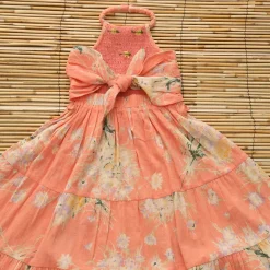 Holiday Dress in Marguerite Flowers by Bonjour