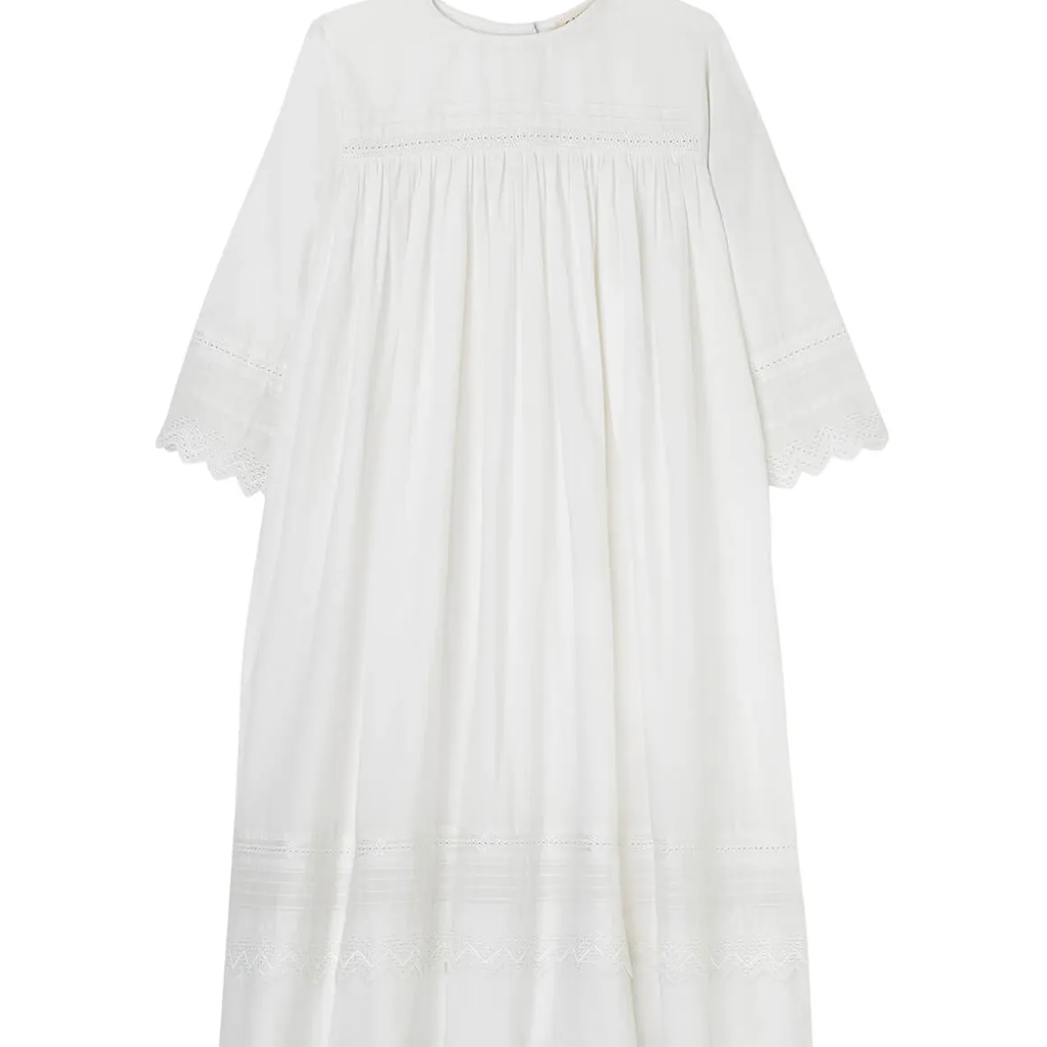 Hollyhock Dress in Pure White by Faune