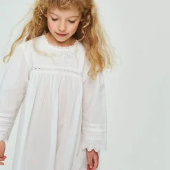 Hollyhock Dress in Pure White by Faune