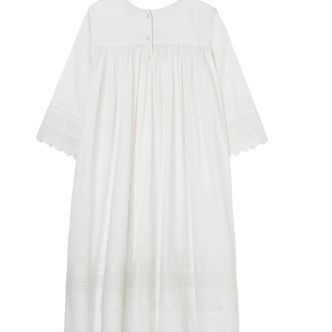 Hollyhock Dress in Pure White by Faune
