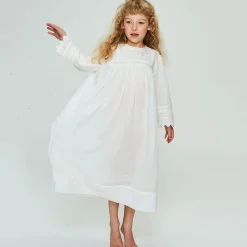 Hollyhock Dress in Pure White by Faune