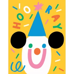 Hooray Confetti Greetings Card by Susie Hammer for Wrap